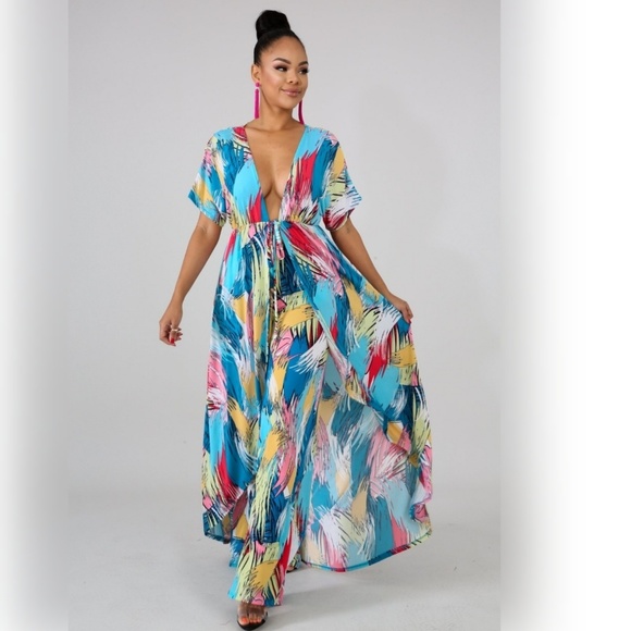 Dresses & Skirts - Duster and Pant Set